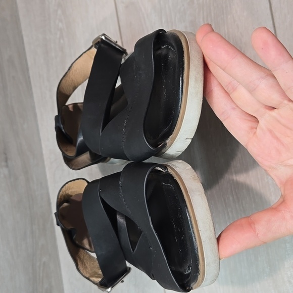 Sofft Women Strappy Leather Platform Sandals shoes sz 10M - Picture 4 of 11